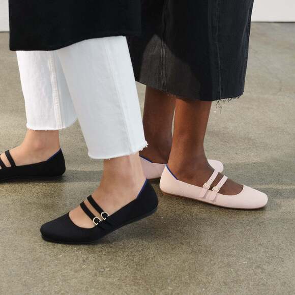 Rothy's The Double Buckle Mary Jane - Ballerina Size 9 - Picture 3 of 3